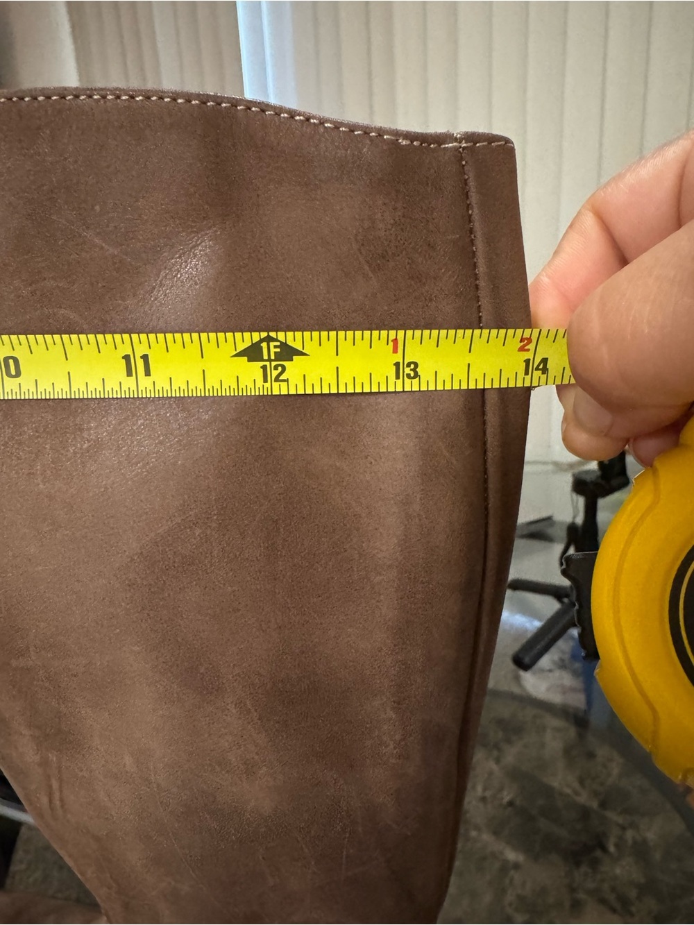 Charles David Tan Leather Knee-High Boots – Size 7 - Picture 14 of 15